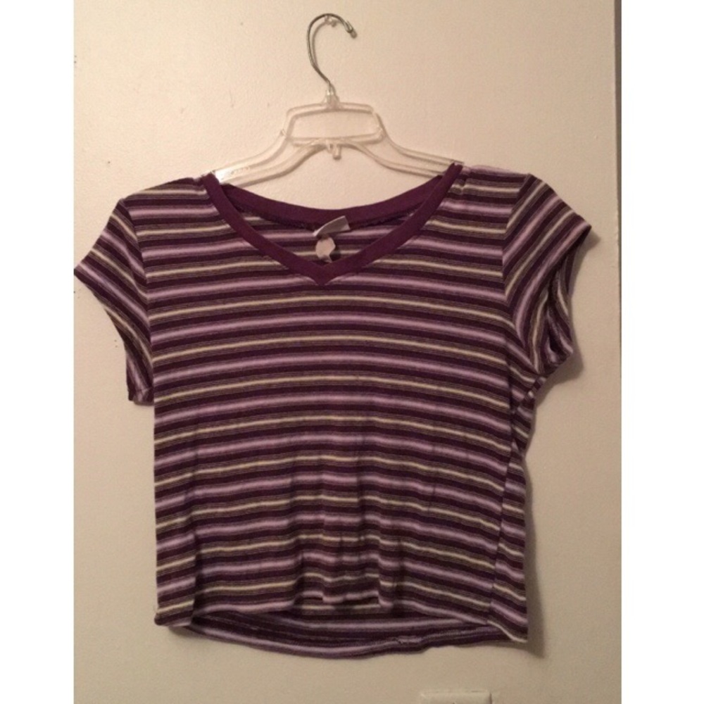 Striped crop top